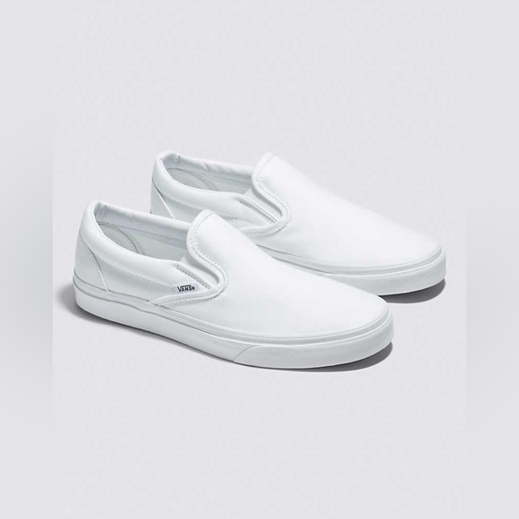 Vans Classic Slip-On Shoe in True White - Picture 10 of 10